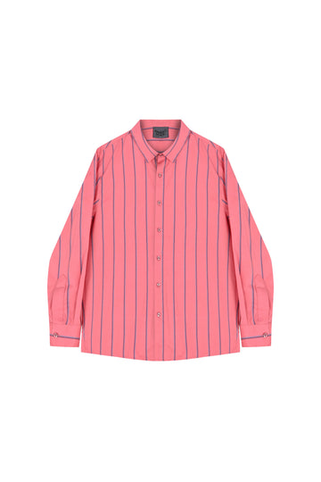 Pink Striped Oversize Shirt