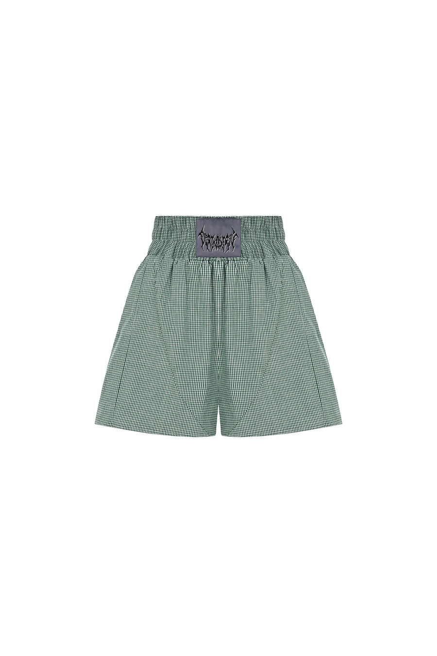 Green Checkered Boxer Shorts