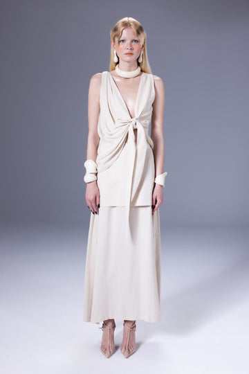 Sculptural Knotted Top