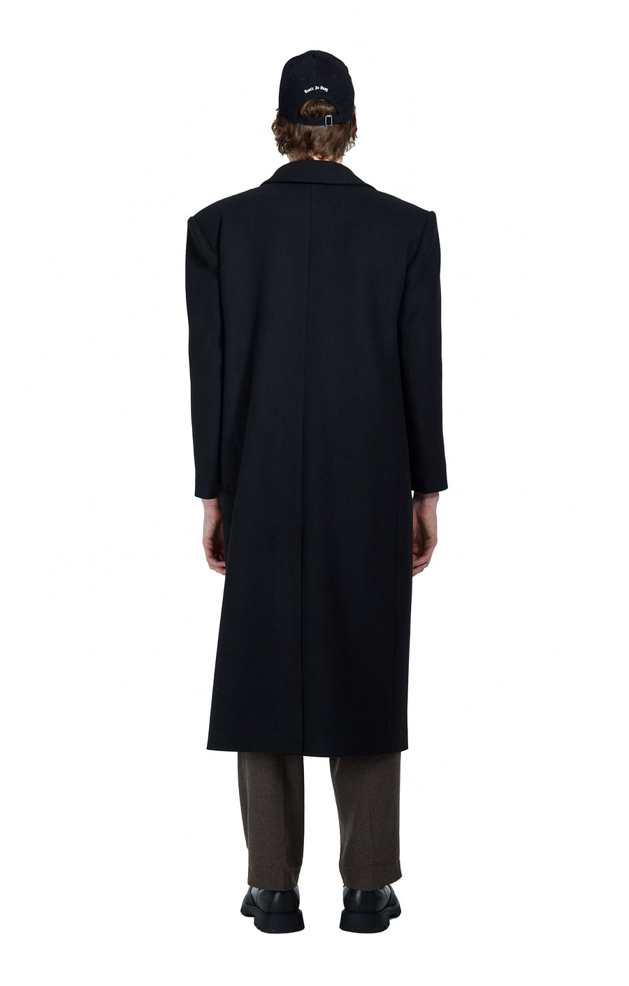 Single Breasted Black Men’s Coat