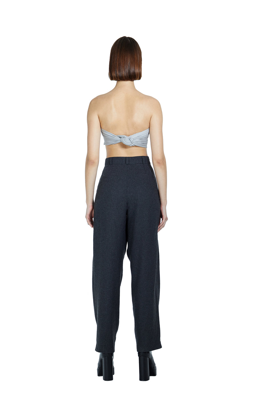 Charcoal Grey Tailored Women’s Trousers