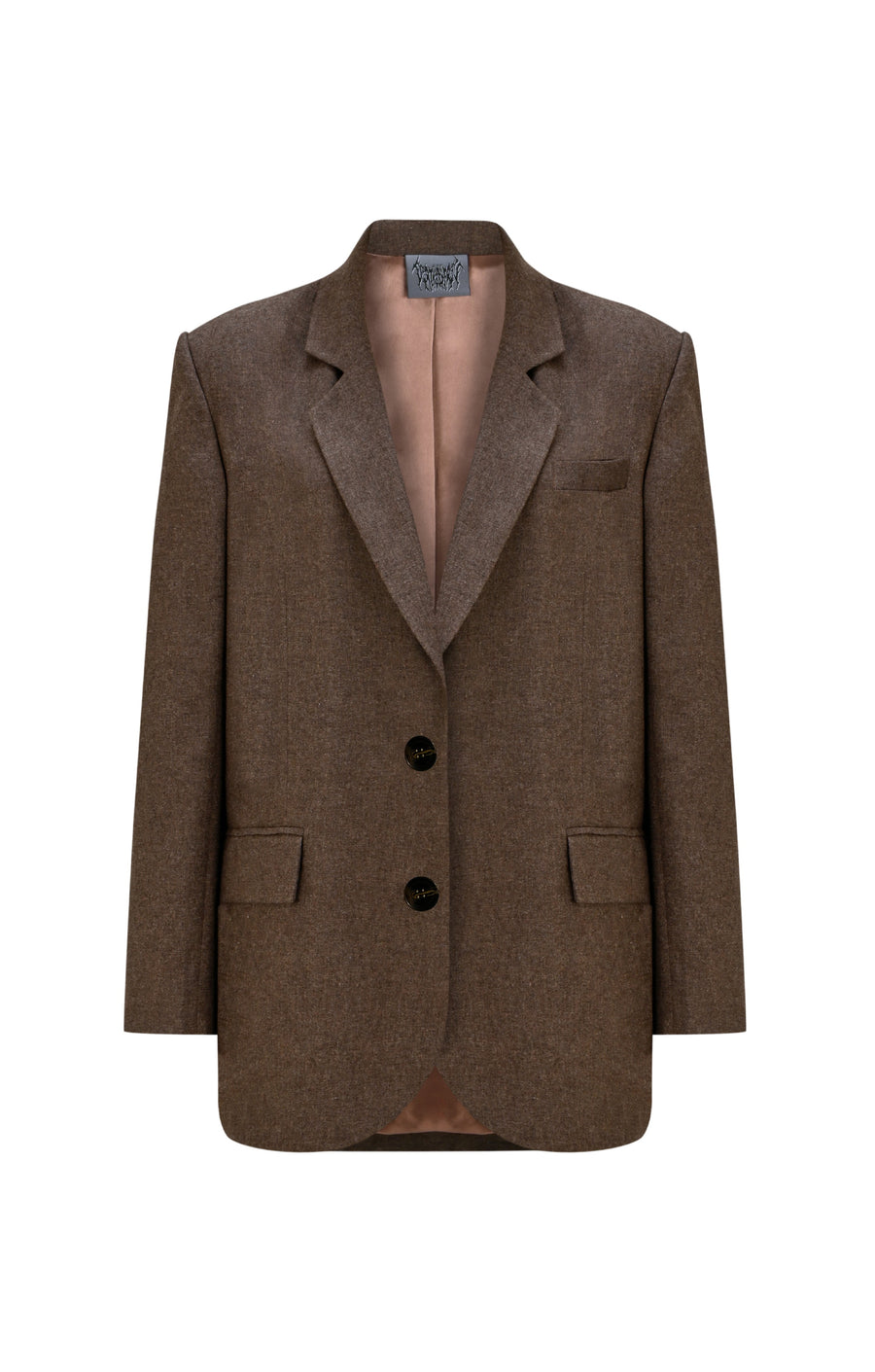 Taupe Brown Oversize Men’s Blazer