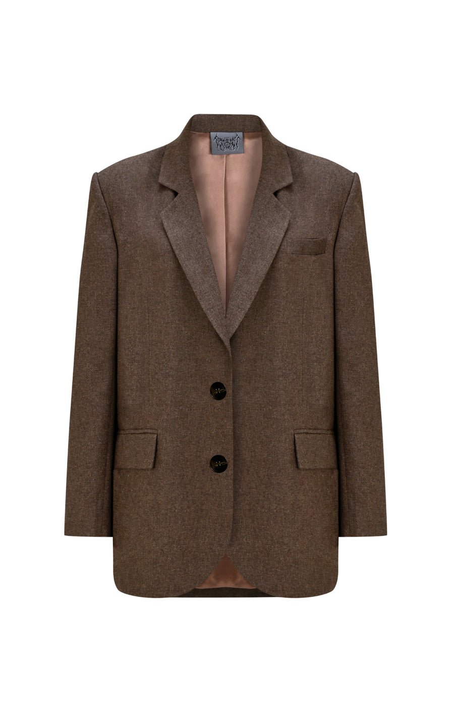 Taupe Brown Oversize Women’s Blazer